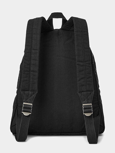 Black cotton backpack - 5
