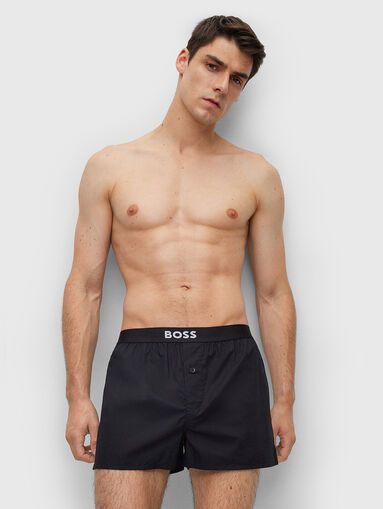 Two-pack boxers with logo waistbands - 4