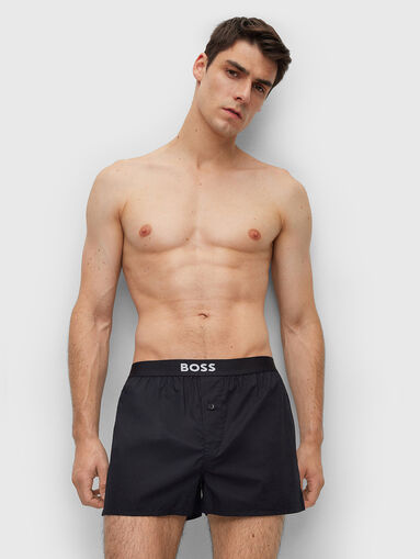 Two-pack boxers with logo waistbands - 4