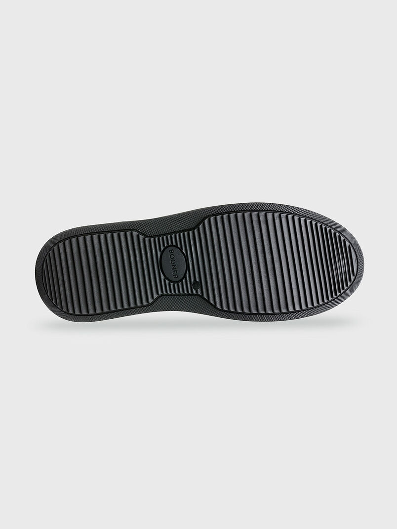 MILAN 25 leather sports shoes with contrasting details - 3