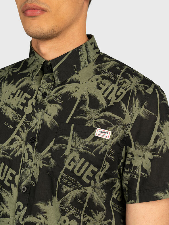 COLLINS Cotton shirt with print - 1