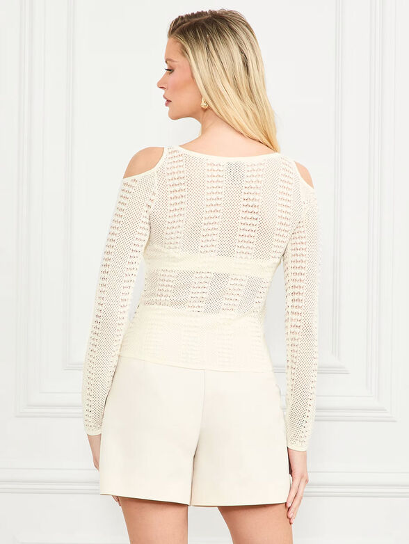 EMMA knitted blouse with cut-out details - 3