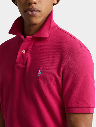 Polo shirt in fuxia color - 4