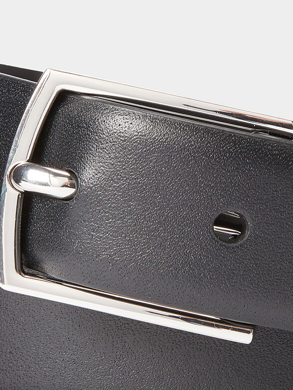 Classic leathet black belt - 2