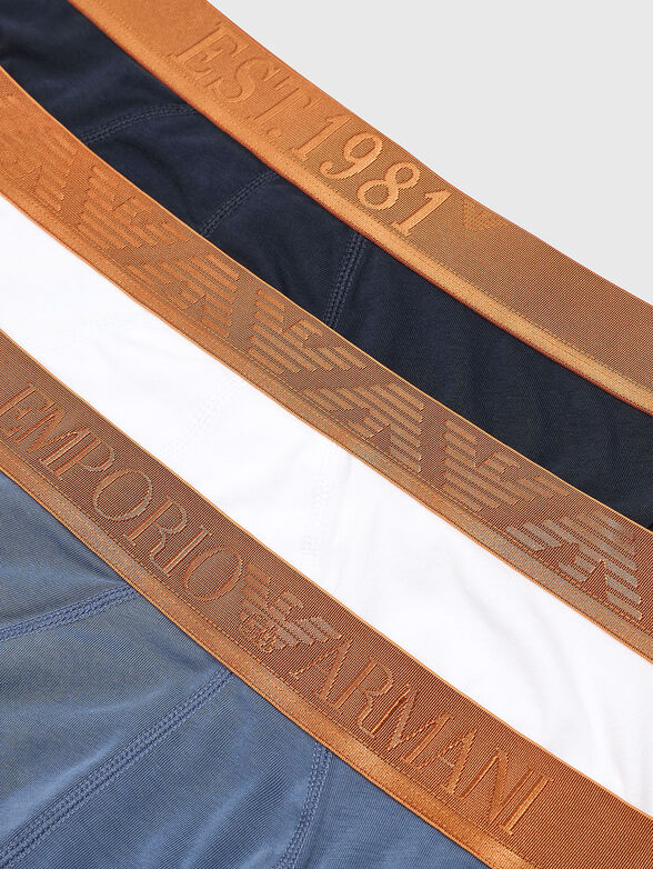 Set of three pairs of organic cotton boxers - 4