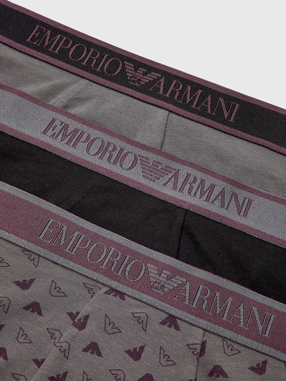Set of three pairs of boxers with logo - 3