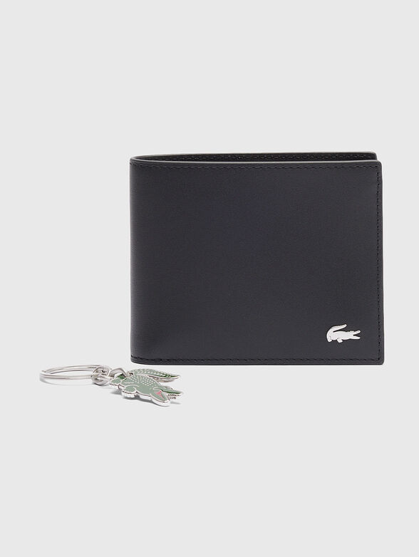 Wallet with logo and keychain - 1