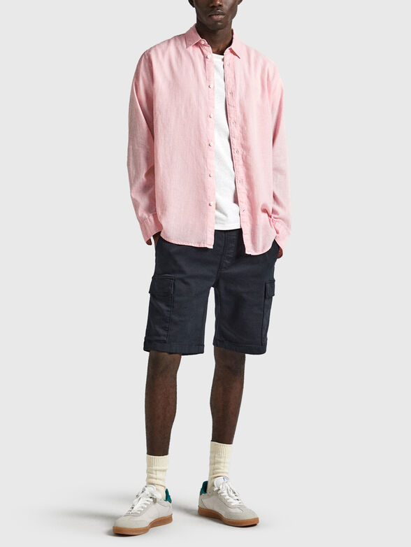 PAYTTON pink linen shirt - 2