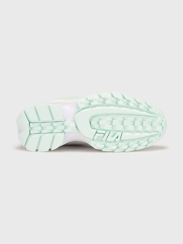 DISRUPTOR T white sports shoes with logo - 5