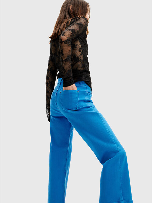 Cropped blue jeans - 2