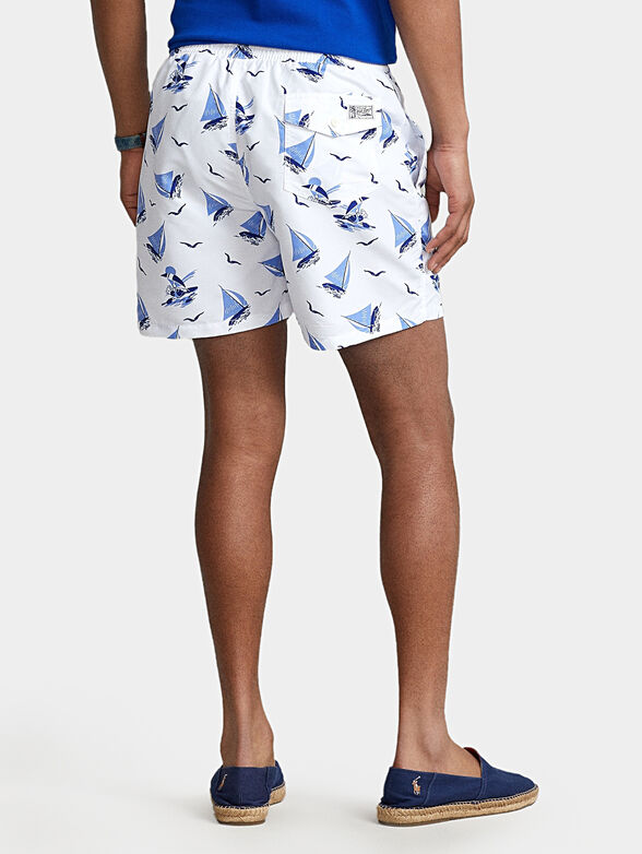 Beach shorts with sea elements - 2
