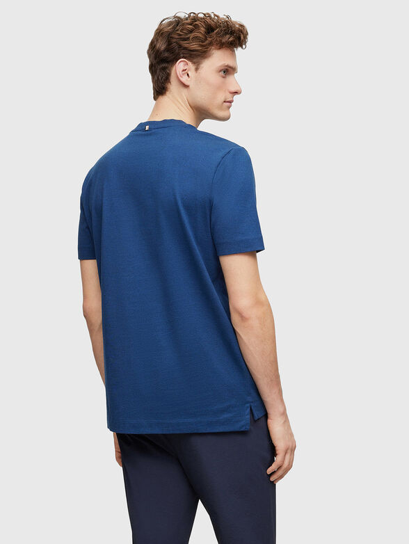 Cotton blue t-shirt - 3