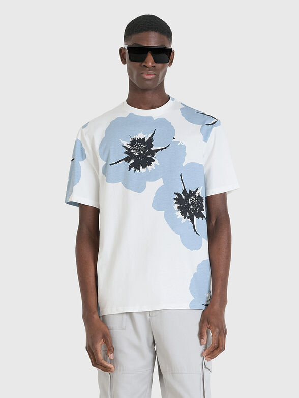 T-shirt with floral print - 0