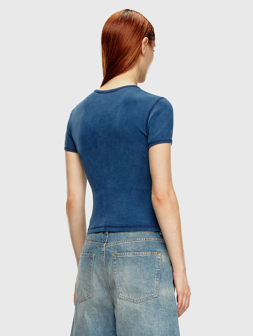 T-ELE-LONG-P2 cotton slim T-shirt  - 3