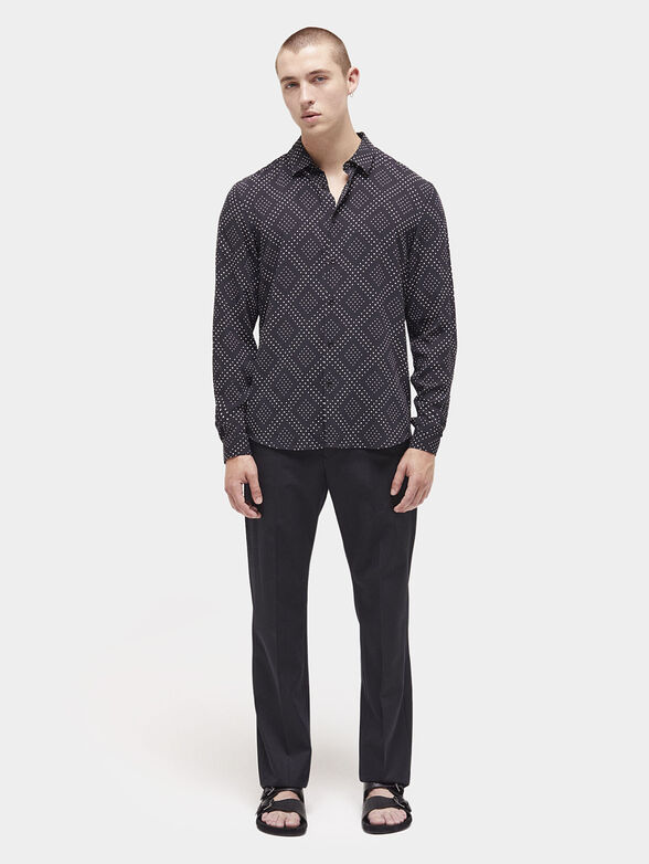 Shirt with contrasting print - 2