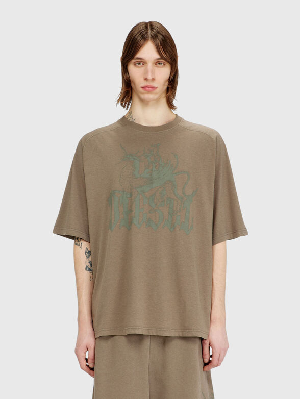 Cotton and hemp T-shirt - 1