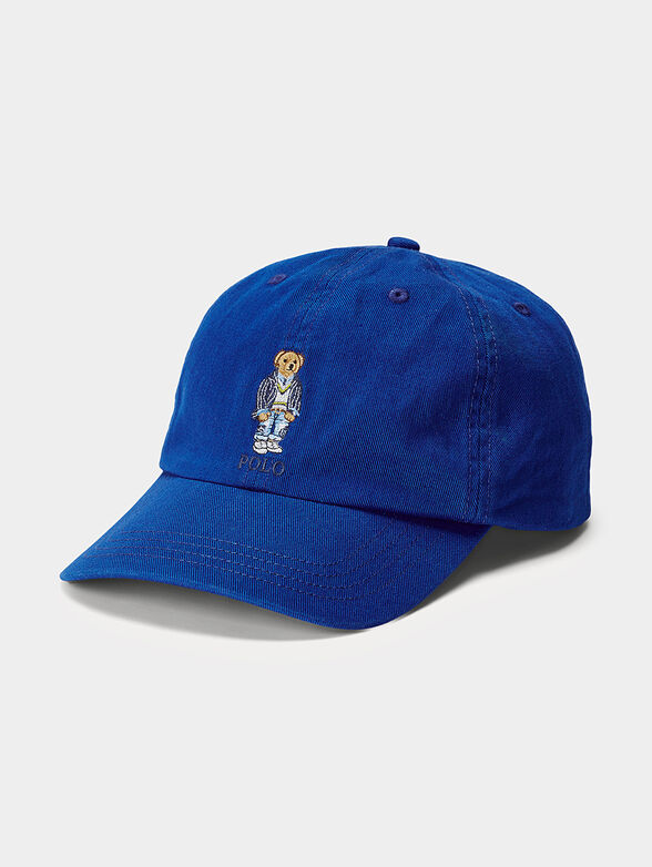 Baseball cap in blue color with Polo Bear accent - 1