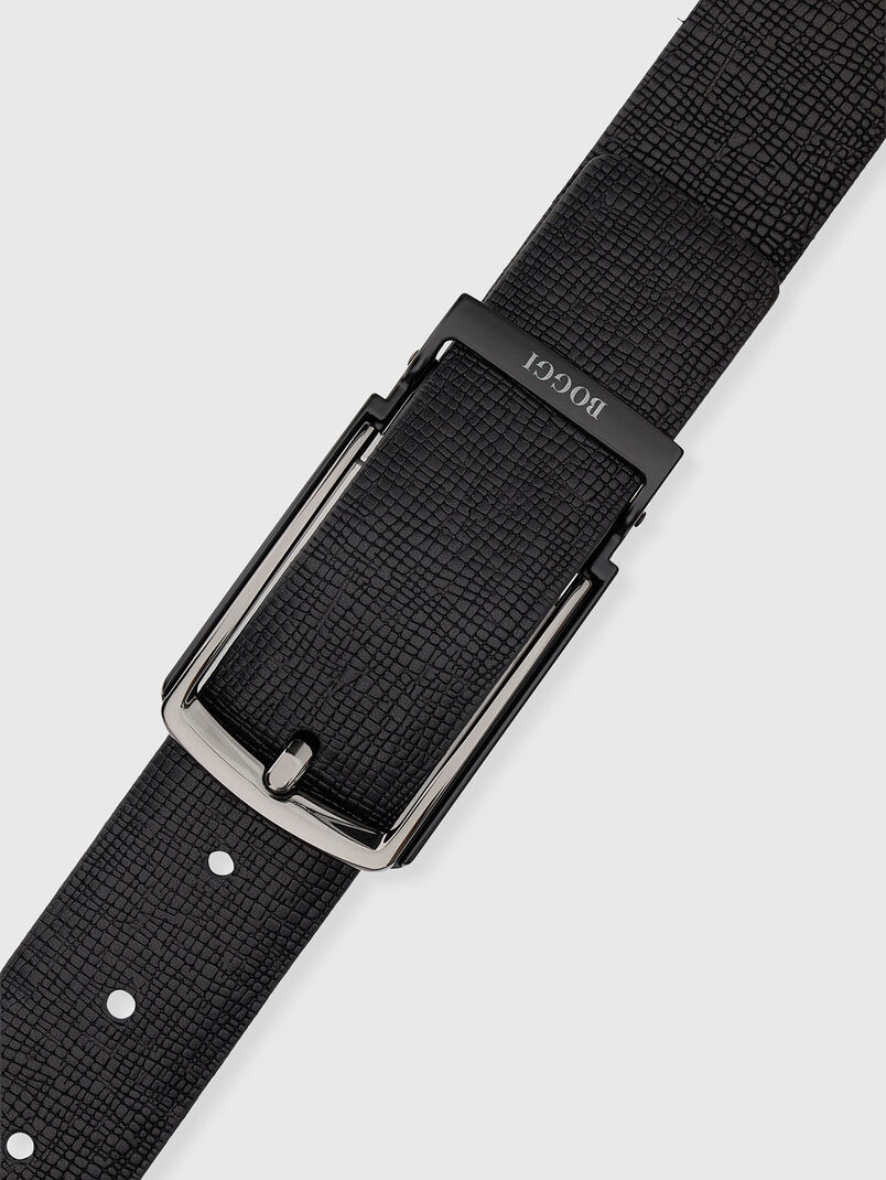 Reversible leather belt - 3