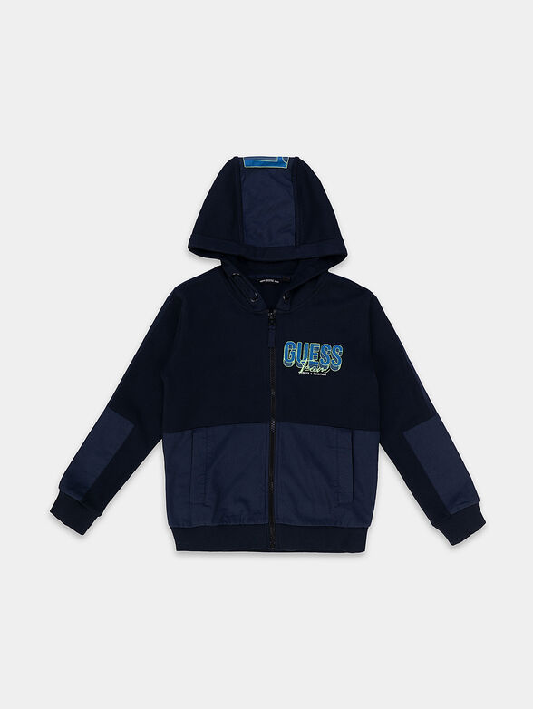 Sweatshirt in blue color with logo - 1