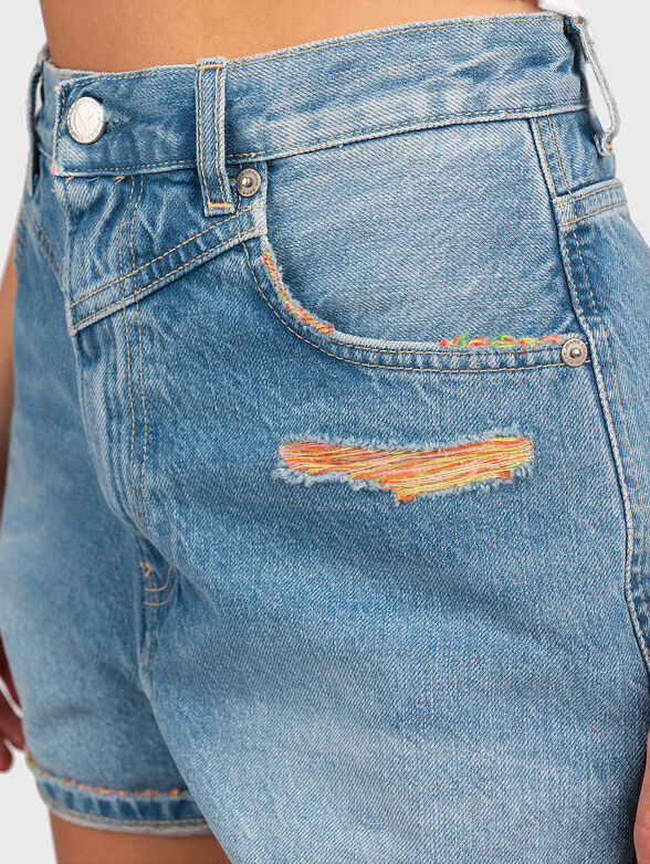 RACHEL denim shorts - 4