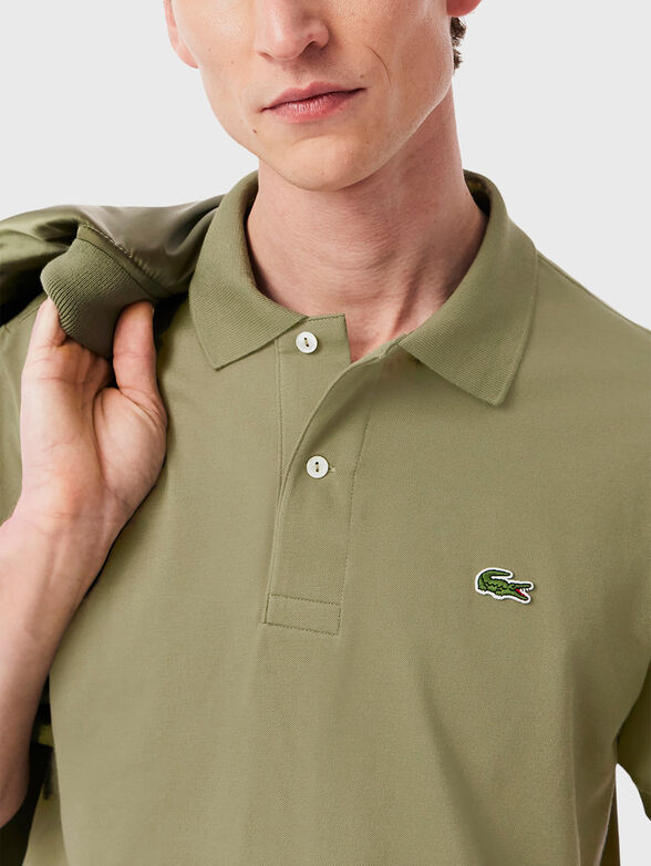 Green polo shirt - 4