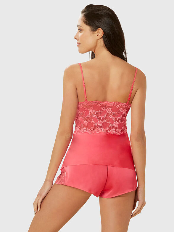 PRIMULA COLOR top with lace accents - 2