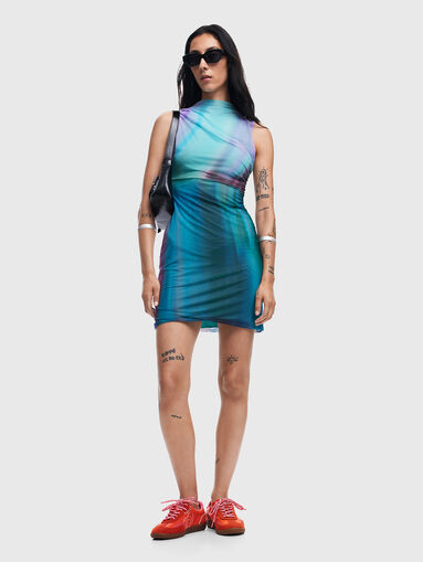 Tulle dress with gradient effect - 5