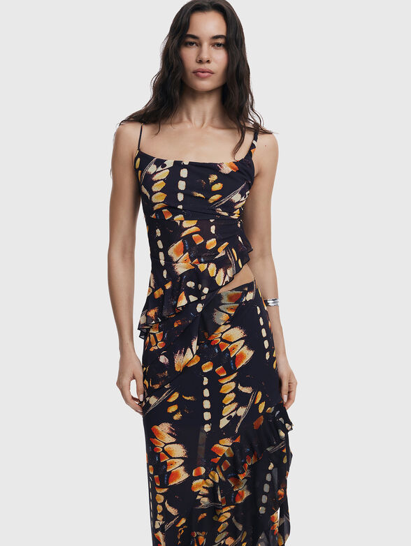 Top with print - 0