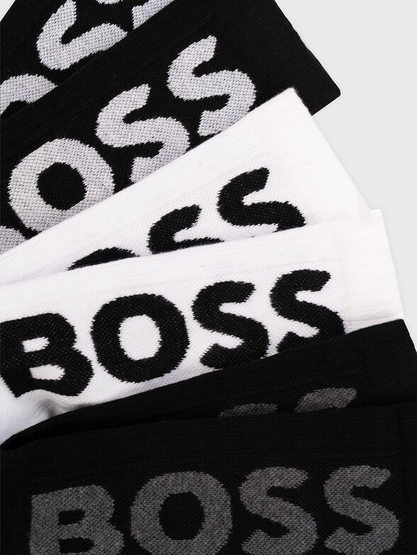 Set of three pairs of socks with logo - 2