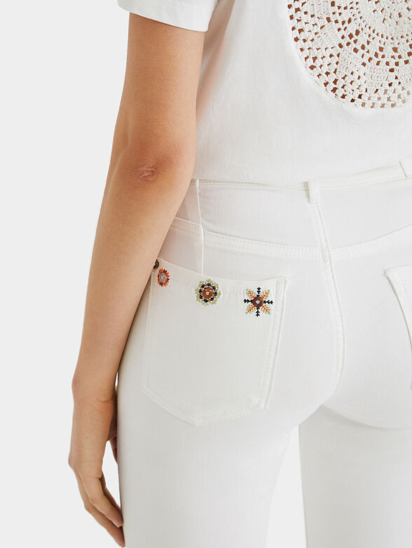 AUSTRIA Skinny jeans with embroidery - 4