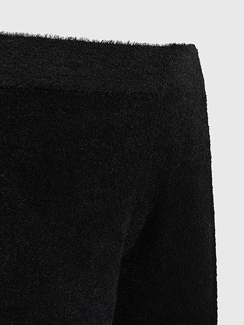 Black trousers with elastic waist - 3
