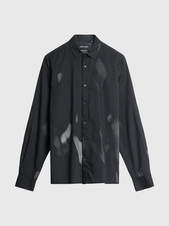 Памучна риза BARCELONA с акцентни детайли - 1