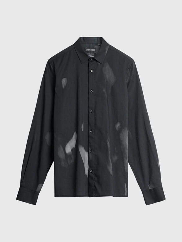 BARCELONA cotton shirt with accent details - 1