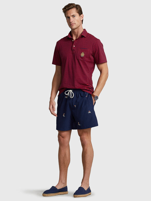 Beach shorts with embroidery - 4