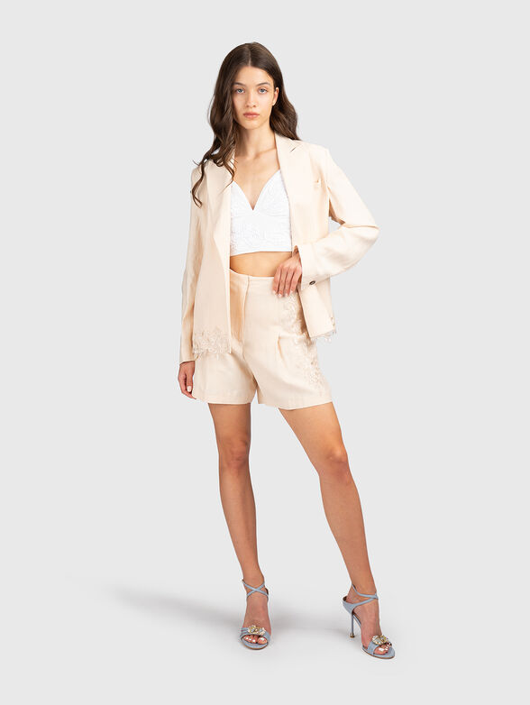 Blazer with floral motifs - 2