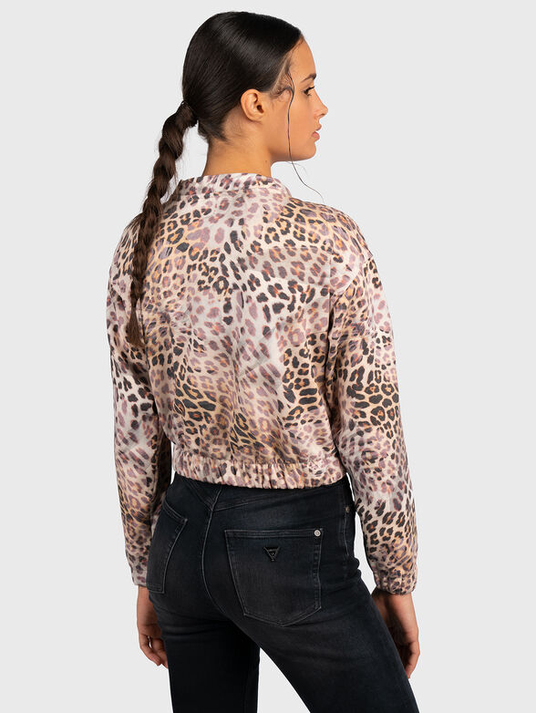 Sweatshirt with animal print - 3
