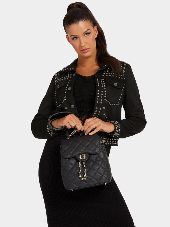 GILLIAN backpack with metal logo detail - 2