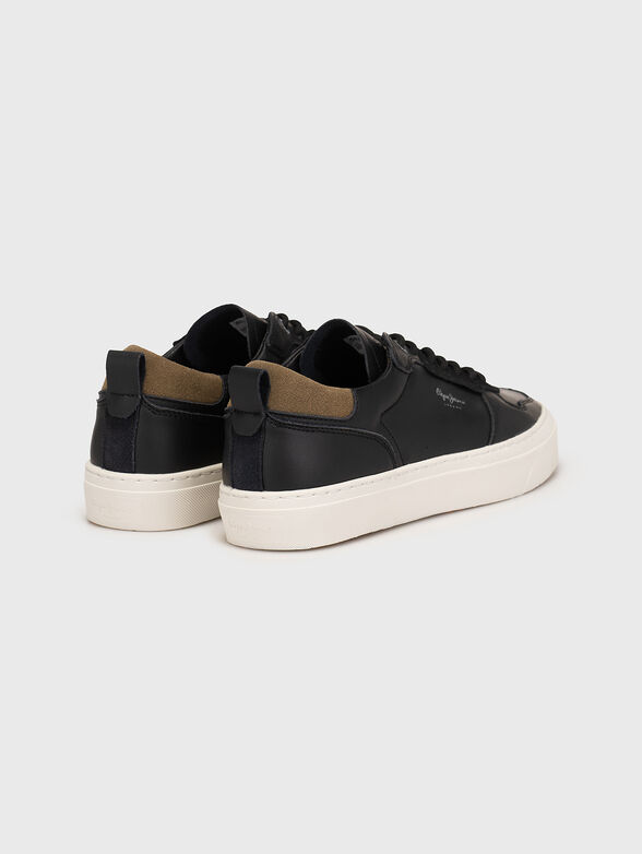 YOGI STREET 2.0 black leather sneakers - 3