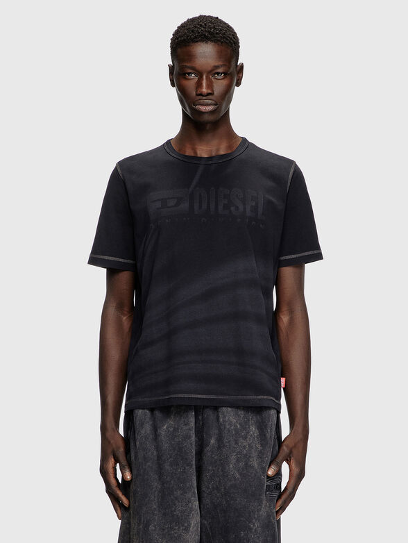 T-ADJUST-R13 cotton T-shirt with logo - 1