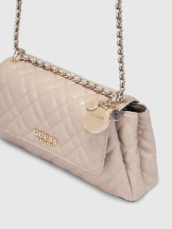 Crossbody bag with a quilted effect - 5