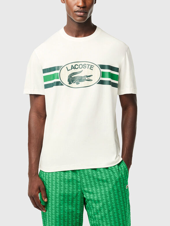 Cotton T-shirt with logo accent  - 1