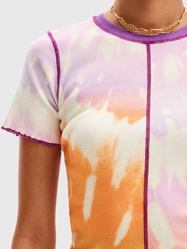 T-shirt with tie-dye effect - 4