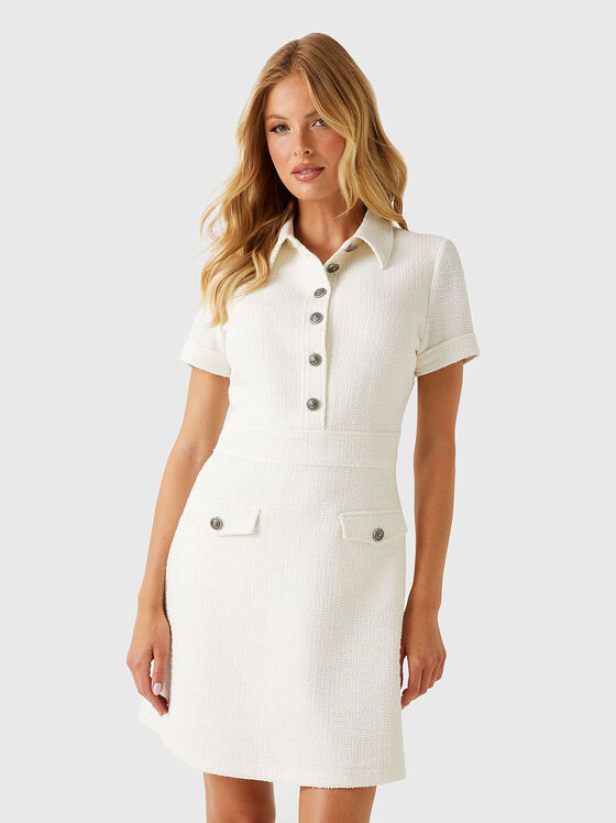 TAMARA tweed mini dress - 1