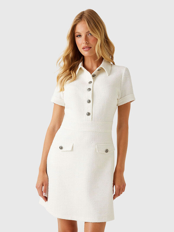 TAMARA tweed mini dress - 1