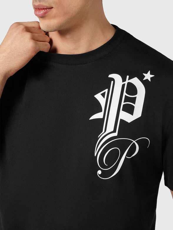 GOTHIC PLEIN printed cotton T-shirt  - 4