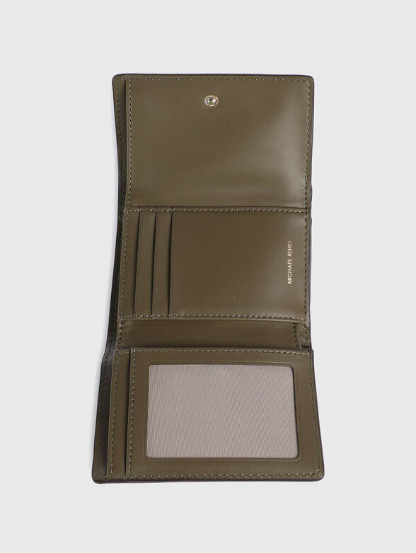Leather wallet with logo detail - 4
