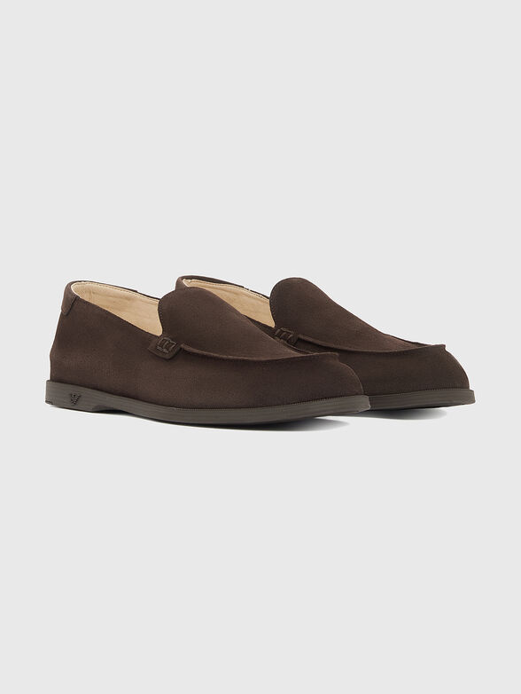 Brown suede moccasins - 3