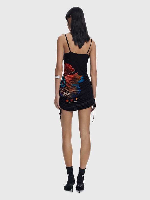 Dress with multi-colored print - 2