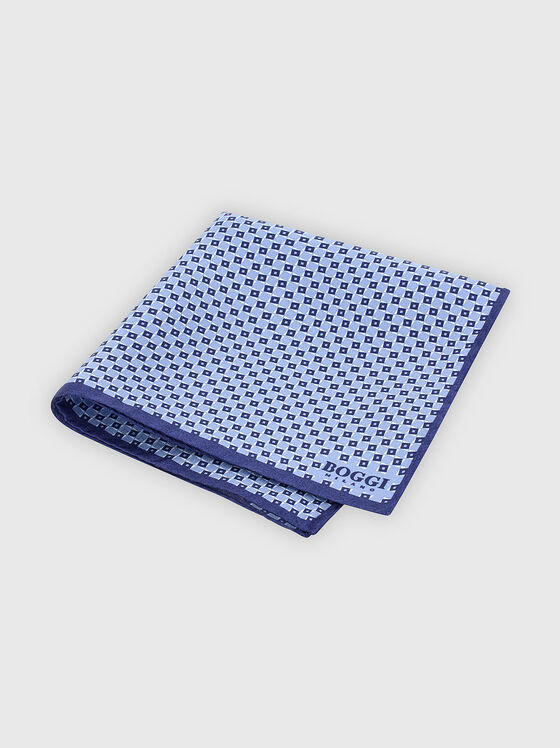 Silk pocket square with print - 1