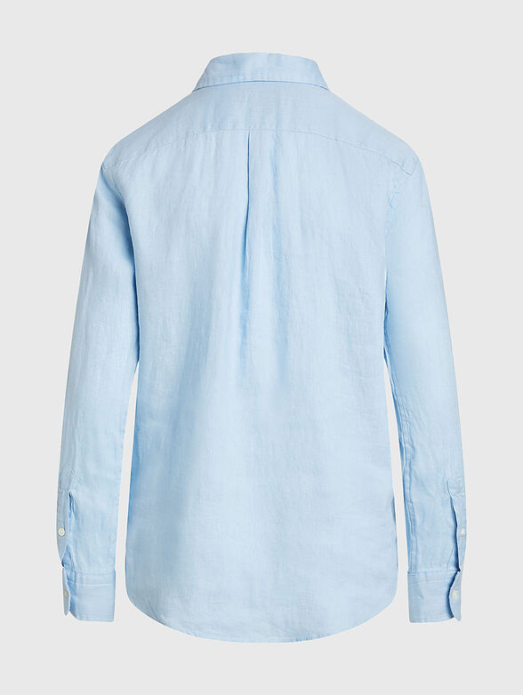 Long-sleeved linen shirt - 2